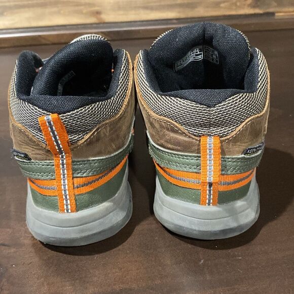 Keen Targhee Mid Waterproof Boot Brown Orange Size 2 Youth - Picture 7 of 11